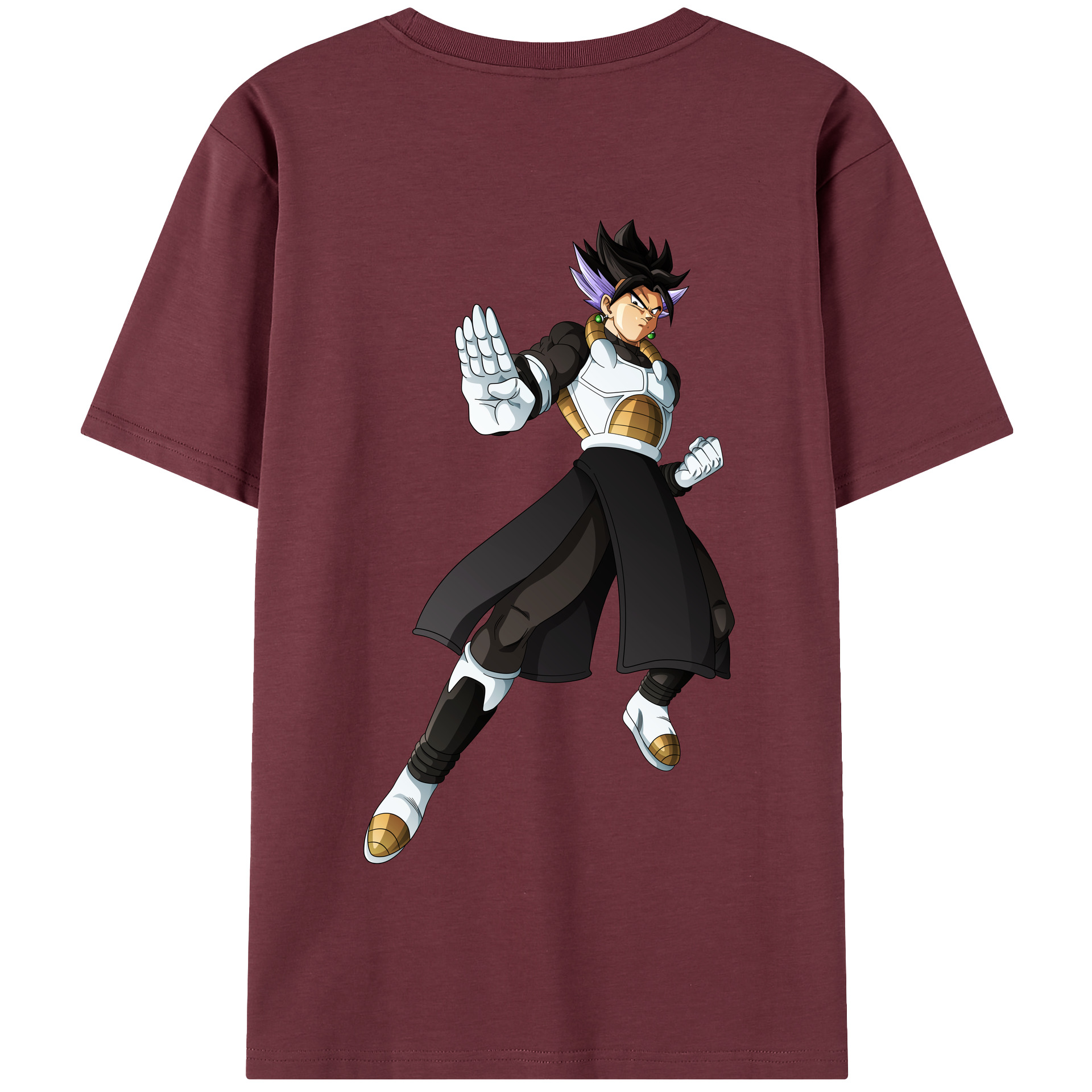 （画像用） ドラゴンボール ベジット DRAGON BALL Vegetto 綿100％半袖Tシャツ（背面プリント）